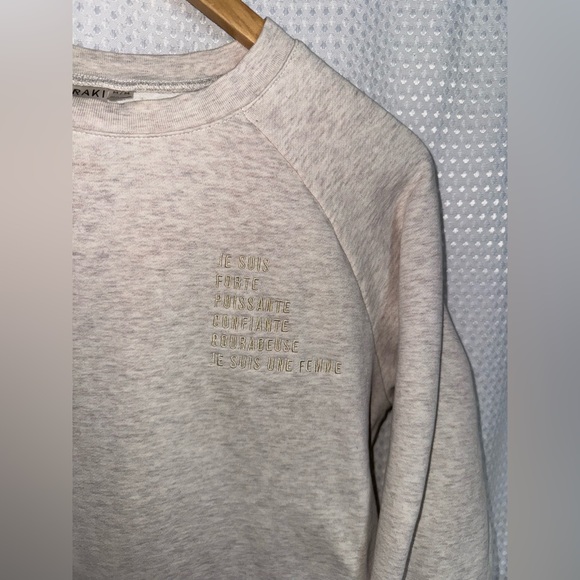 ORAKI women’s crewneck sweater‎ size medium - oatmeal - Picture 3 of 11